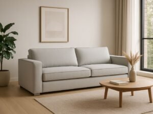 Sofa lineal color gris