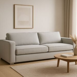 Sofa lineal color gris