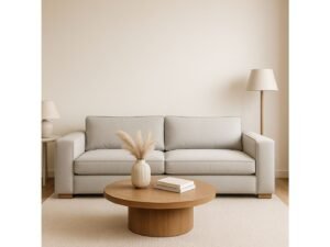 Sofa lineal color gris
