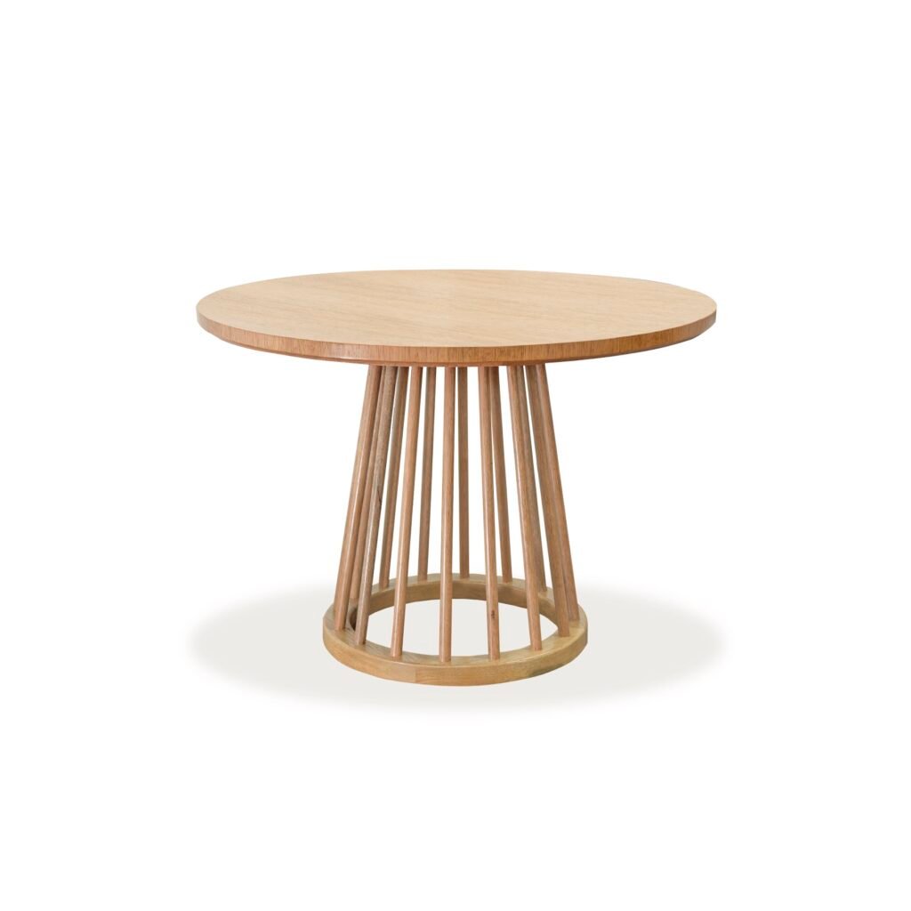 Mesa moderna color natural, seike, estilo escandinavo