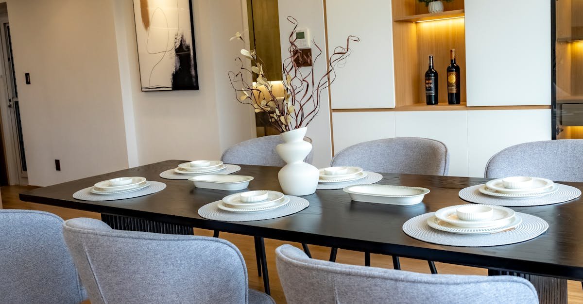 Comedor moderno decorado con estilo contemporáneo